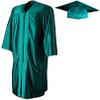 Tassel Depot 2017 Graduation Cap and Gown Set with Tassel - Made in USA - Perfect for High School or College -Teal view 1