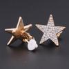 GRACE JUN Bridal Earrings Rhinestone Gold Plated Clip on Earrrings Without Piercing for Women Party Charm Jewelry view 4