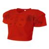 Youth Scarlet 2X Football Poly/Mesh All Porthole Practice Jersey view 1