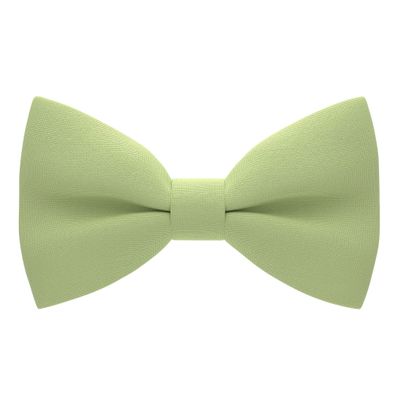 Bow Tie House Babies Classic Pre-Tied Bow Tie Formal Solid Tuxedo (Small, Pistachio)