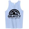 Mens Gravity Outdoor Co. Ultra Cotton Tank Top - Black Logo - Carolina - S view 1