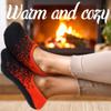 BambooMN Women's Gradient Cozy Fuzzy Indoor Home Slippers - Assortment C - Large - 3 Pairs view 2