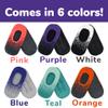 BambooMN Women's Gradient Cozy Fuzzy Indoor Home Slippers - Assortment C - Large - 3 Pairs view 3