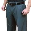 Smitty 4-Way Stretch Pleated Combo Umpire Pants (Charcoal Gray, 32) view 1
