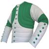 Thick Padded Design Gambeson White With Green ABS (White & Green, 49) view 2