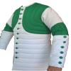 Thick Padded Design Gambeson White With Green ABS (White & Green, 49) view 3