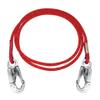 Rope Logic Lanyard 13mm x 10 ft. Lightning Red G-Spliced Alumn Snaps view 1