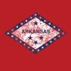 UGP Campus Apparel Unisex-Adult Arkansas State Flag - Travel Hometown Pride T-Shirt - Small - Red view 2