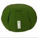 Kakaos Yoga Round Buckwheat Zafu Meditation Cushion (Green)