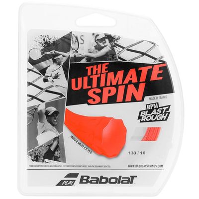 BABOLAT Unisex's RPM Blast Rough 12M String, Red/Rouge Fluo, Size 125