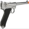 Evike Airsoft - WE WWII Full Size/Metal Airsoft Luger Gas Blowback (Color: Silver / 6 Inch) - (PID: 31823) view 2