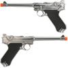 Evike Airsoft - WE WWII Full Size/Metal Airsoft Luger Gas Blowback (Color: Silver / 6 Inch) - (PID: 31823) view 4