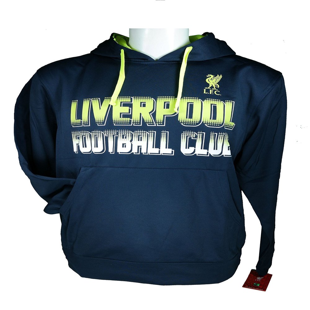 Liverpool F.C. Pullover Front Fleece Jacket Sweatshirt Official License Soccer Hoodie Medium 002