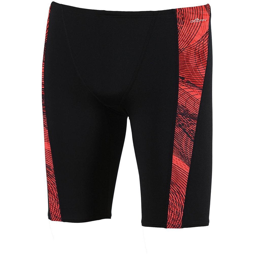 DOLFIN Men's Reliance Spliced Jammer,Red Sonic (887),36