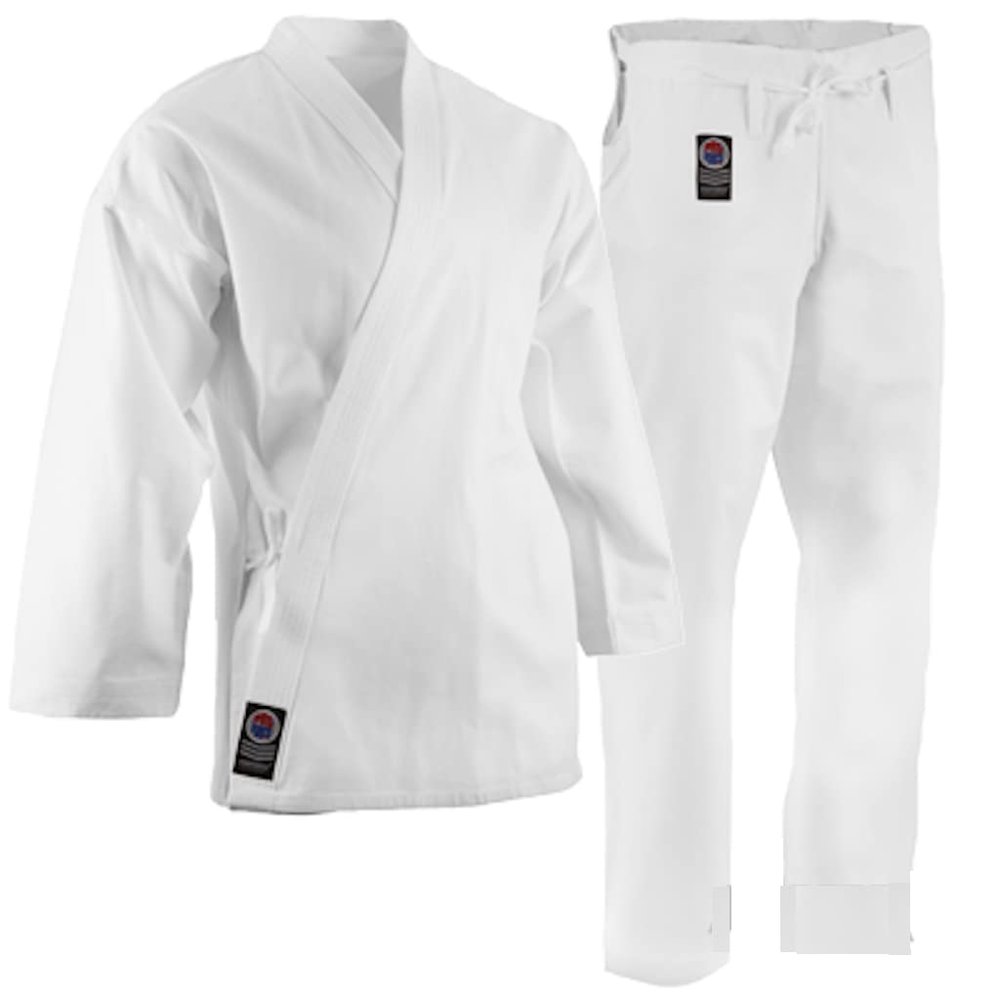 Pro Force 8oz 100% Cotton Mediumweight Uniform - White - 0