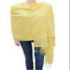 Flyingeagle Trade Solid Color Pashmina Shawl Scarf for Women (Light Yellow) view 1