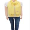 Flyingeagle Trade Solid Color Pashmina Shawl Scarf for Women (Light Yellow) view 3