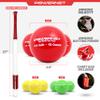 PowerNet Sweet Spot Training Bat + 2.8" Progressive Baseball Training Balls for Hitting & Pitching, LITE 9 Pack Weighted Balls & 27" Weighted Bat (24 oz), Improve Hand-Eye Coordination and Power view 3