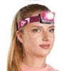Foxelli LED Headlamp Flashlight for Adults & Kids, Running, Camping, Hiking Head Lamp with White & Red Light, Comfortable Headband, Lightweight & Waterproof, 3 AAA Batteries view 1