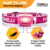 Foxelli LED Headlamp Flashlight for Adults & Kids, Running, Camping, Hiking Head Lamp with White & Red Light, Comfortable Headband, Lightweight & Waterproof, 3 AAA Batteries view 2