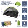 Stansport Starlite I Mesh Backpack Tent with Full Rain Fly (723-800) view 4