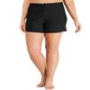 Island Escape Women's Plus Size Slimming Beachwear Swim Shorts (Black, 18W) view 1