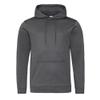 AWDis Adults Unisex Polyester Sports Hoodie (XXL) (Steel Gray) view 1