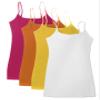 4 Pack Active Basic Women's Basic Tank Top (L-Wh/Gld Mst/Spc Org/Fch) view 1