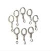 25 Acrylic Keychains State Texas Blank Clear 1/8" Thick (Optional Key Ring) (2.5" with Key Ring) view 3