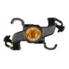 XPEDO CXR Pro Clipless Bicycling Pedals | Titanium Spindle, 6061 Aluminum Body, 3 Sealed Bearings, 6 Float, Dual-Sided Entry, SPD Compatible | Black view 3