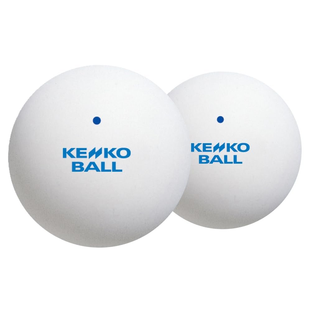  Kenko Soft Tennis Ball, Standard, White, 1 Bag (2 Balls)