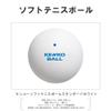  Kenko Soft Tennis Ball, Standard, White, 1 Bag (2 Balls) view 2