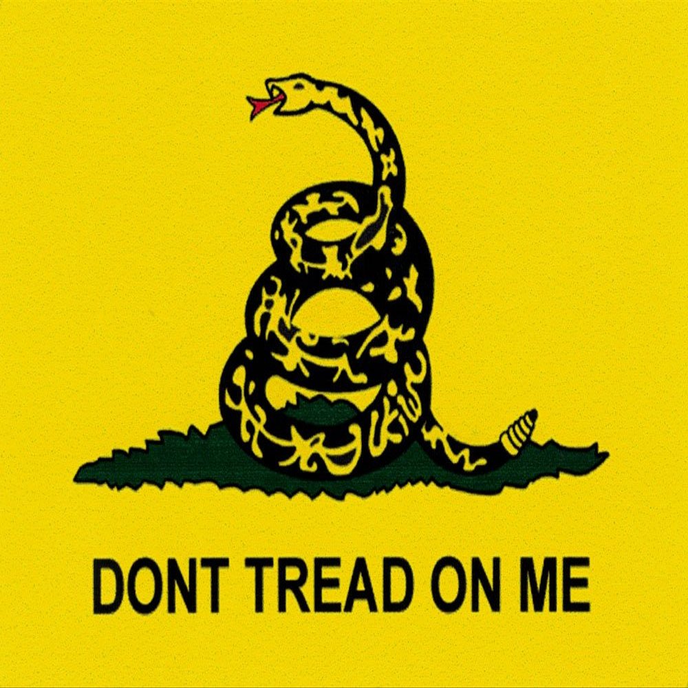 Don't Tread On Me - Small Bumper Sticker or Laptop Decal (3.5" X 2.25")