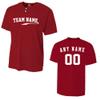 A4 Sportswear Adult Cardinal XL Custom Front &/or Back 2-Button Mesh view 1