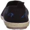 FOCO Carolina Panthers Espadrille Canvas Shoe - Womens Medium view 3