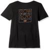 NCAA Oklahoma State Cowboys Women's University V-Neck Front/Back, Small, black view 2