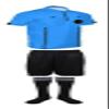 New! 2018 Pro Soccer Referee Package (3 Piece) (Blue, Adult XXL) view 1
