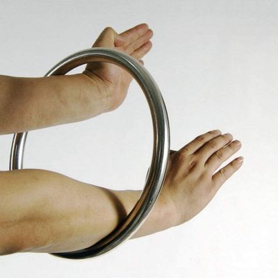 Hotour Wing Chun Stainless Ring Yewen Sau Sticky Hand Strength Training Tsun Siu Lum Kung Fu