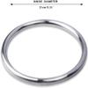 Hotour Wing Chun Stainless Ring Yewen Sau Sticky Hand Strength Training Tsun Siu Lum Kung Fu view 4