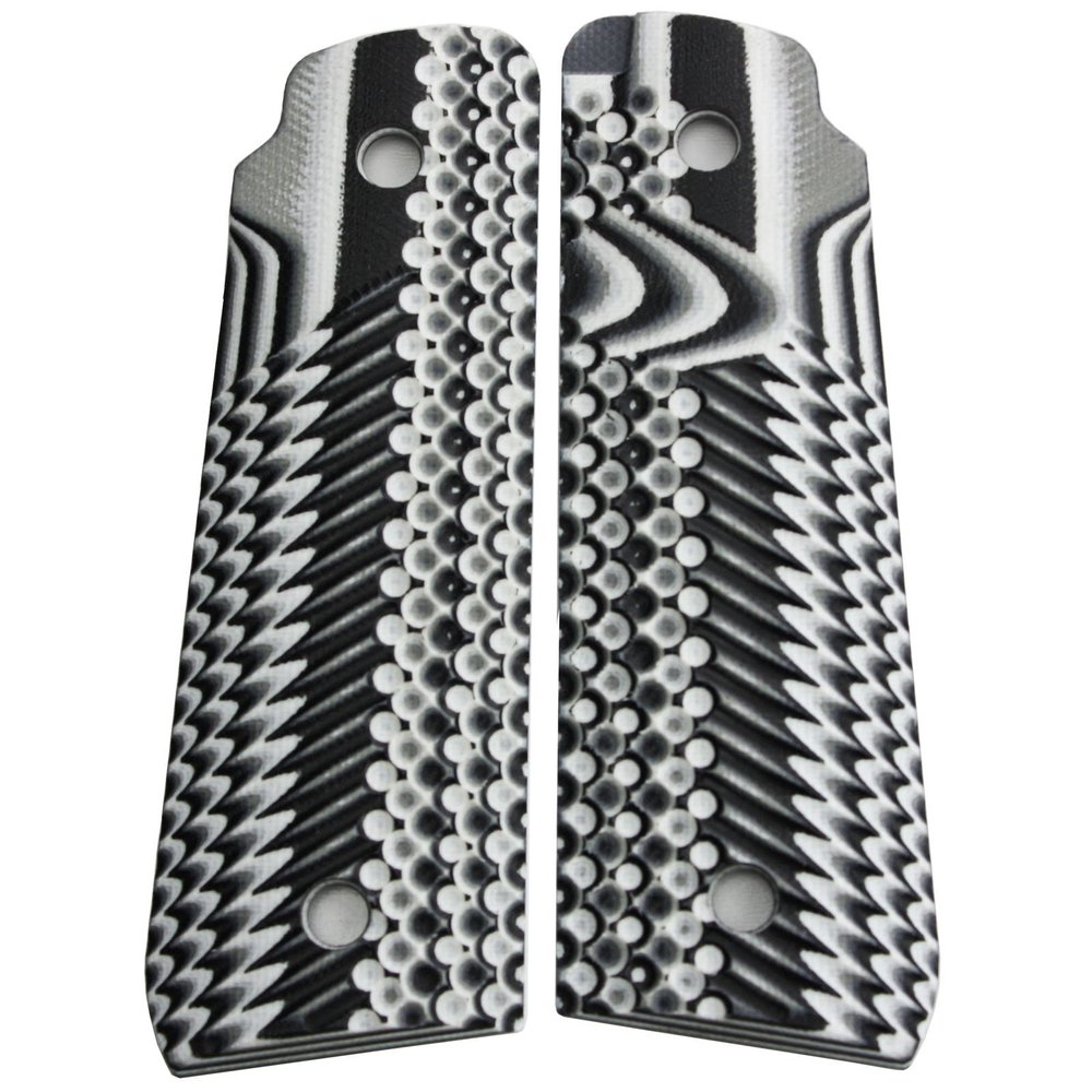 StonerCNC G10 Mark IV 22/45 Lite Grips Slash and Burn Design Will Fit Ruger 22 45 Lite Generation 4 Rimfire NOT for GEN 3 (Arctic Camo)