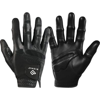 BIONIC Stable Grip Golf Glove Natural Fit (Men's Black, Right, XXL)