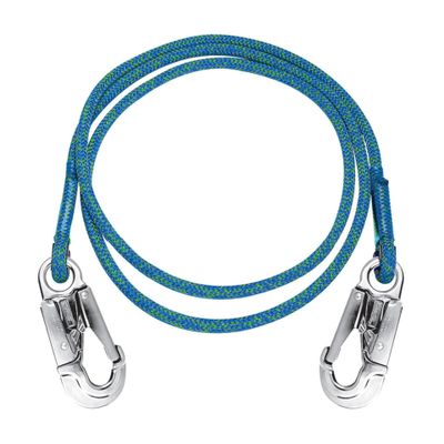 Rope Logic Lanyard 13mm x 12' Lightning Blue G-Spliced Alumn Snaps