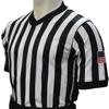 Smitty Men's V-Neck Basketball Referee Shirt with Black Side Panel & USA Flag (XX-Large) view 1