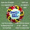 SWAX LAX Lacrosse Training Ball - Indoor Outdoor Practice Less Bounce & Rebounds (1 Maryland) view 3