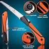 coher Folding Hand Saw for Tree Pruning, Camping, Gardening, Hunting. Cutting Wood, PVC, Bone with Ergonomic Handle Design view 2