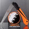 coher Folding Hand Saw for Tree Pruning, Camping, Gardening, Hunting. Cutting Wood, PVC, Bone with Ergonomic Handle Design view 4