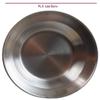 Wealers Stainless Steel Plate Set - 8.5 inch Ultra-Portable Dinnerware Set BPA Free Plates for Outdoor Camping | Hiking | Picnic | BBQ | Beach view 3