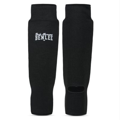 BENLEE Rocky Marciano Unisex_Adult Shinney Shin Guards, Black, XL