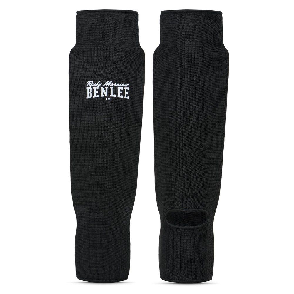 BENLEE Rocky Marciano Unisex_Adult Shinney Shin Guards, Black, XL