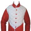 Thick Padded Gambeson Red with White ABS (Red & White, 49) view 1